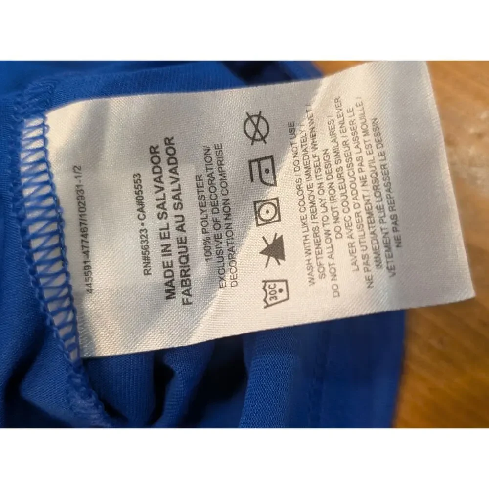Nike S/S Unisex Dri-Fit Tee, Royal Blue, Youth Large 12/13, EGU/LN